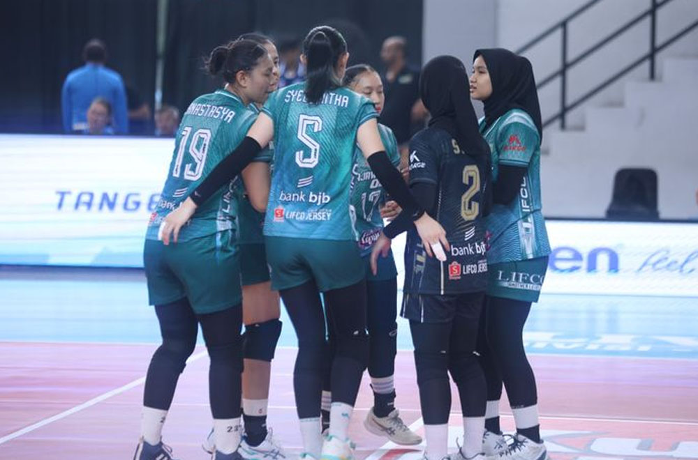 Tim putri O2C Eajawali tampil pincang di Final Four Livoli Divisi Utama 2025 di Magetan.