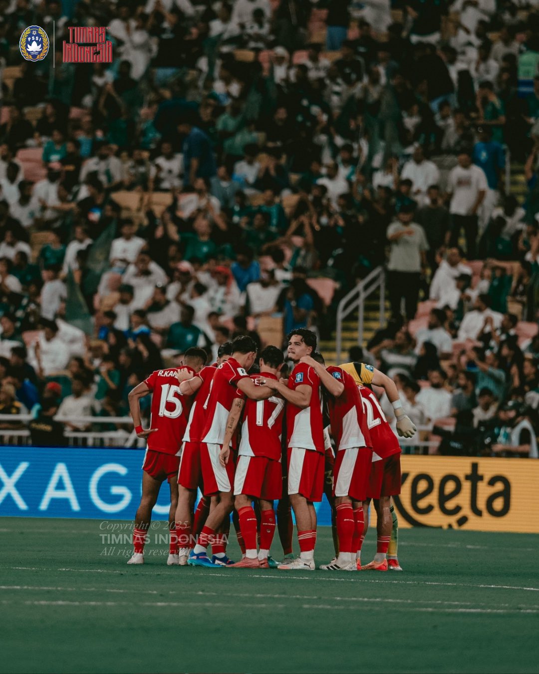 ADA HARAPAN: Peluang timnas Indonesia belum tertutup ke Piala Dunia 2026