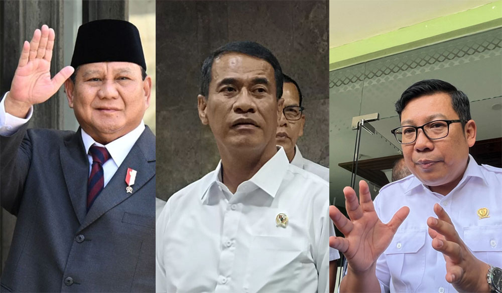 Prabowo Subianto, Amran Sulaiman dan Arief Prasetyo Adi
