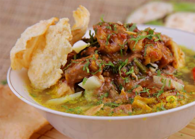 Rujak soto khas Banyuwangi.