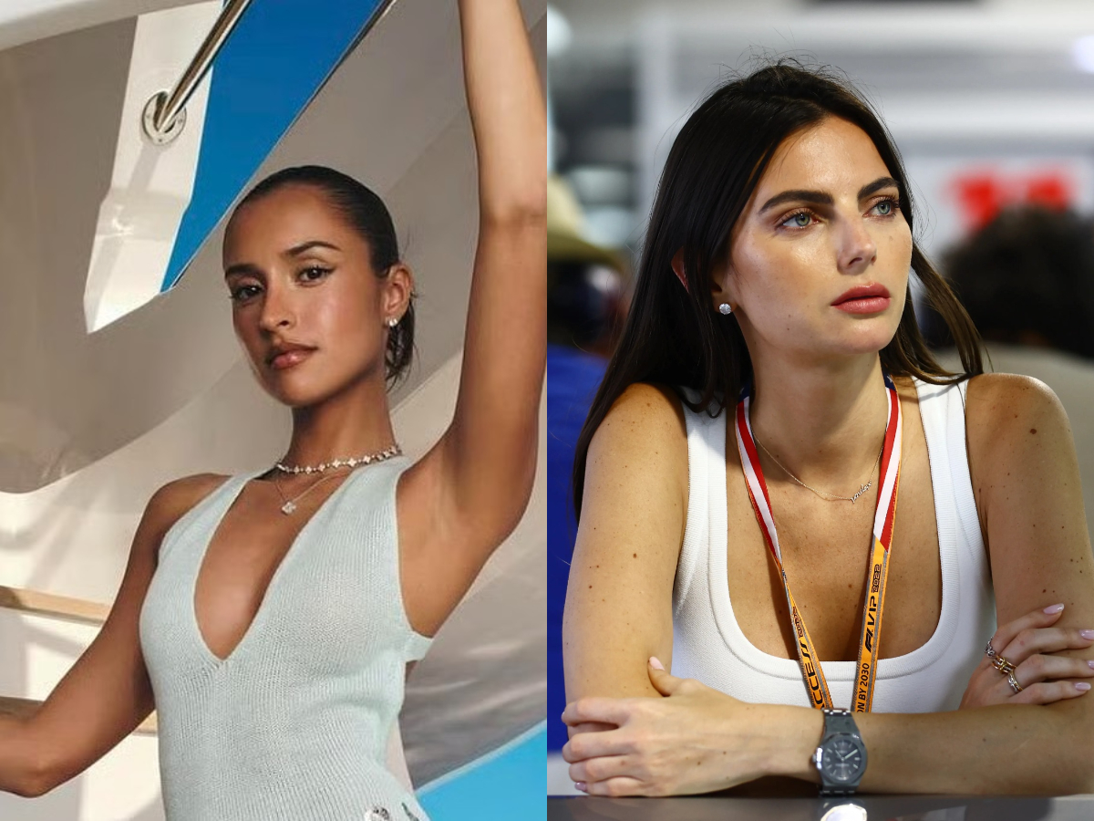 Alexandra Saint Mleux dan Kelly Piquet, pasangan pembalap F1.
