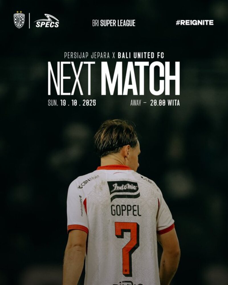 DUEL PERDANA: Persijap menjamu Bali United di pekan ke-9 Super League