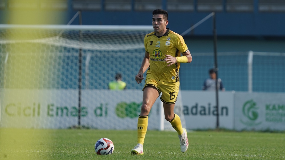 TUA KELADI: Fabiano Beltrame masih kokoh bersama Barito Putera di usia yang tidak muda lagi