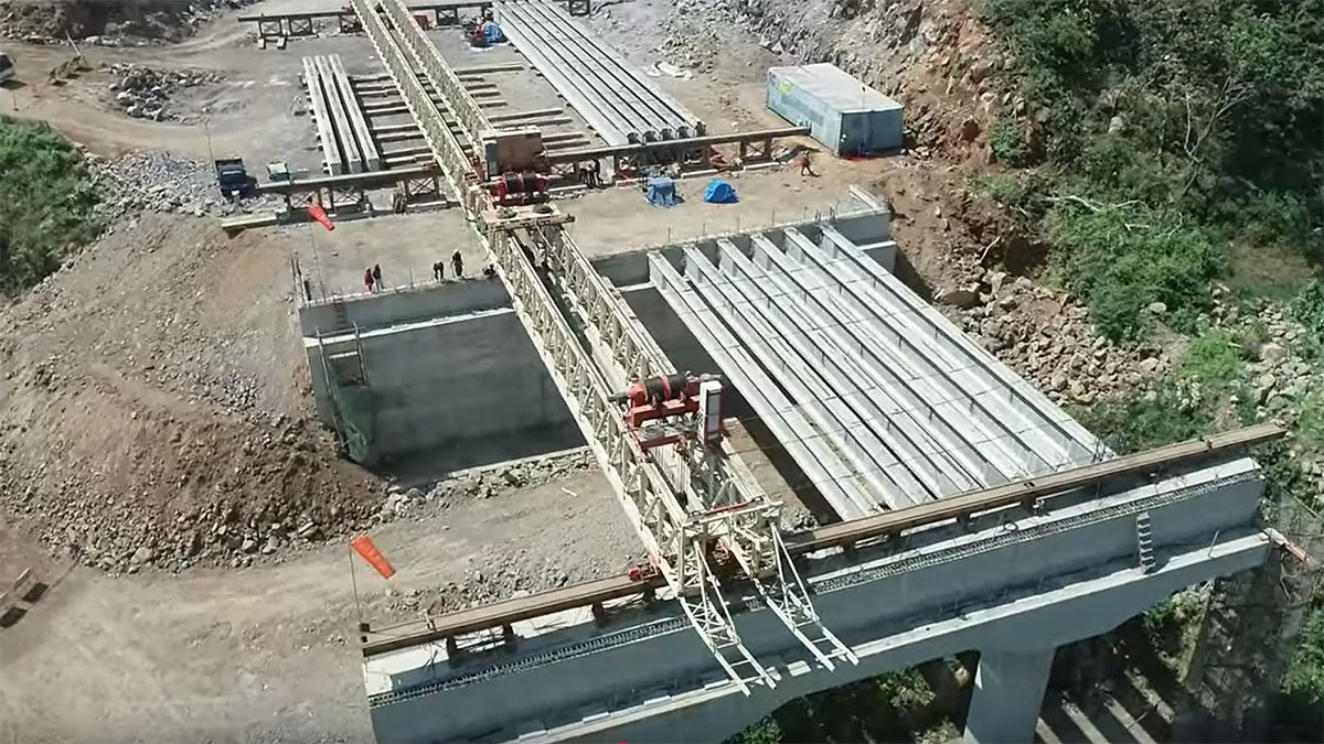 ILUSTRASI pembangunan jembatan untuk jalan tol Probolinggo-Banyuwangi. Tol Probolinggo-Lumajang akankah segera dibangun?
