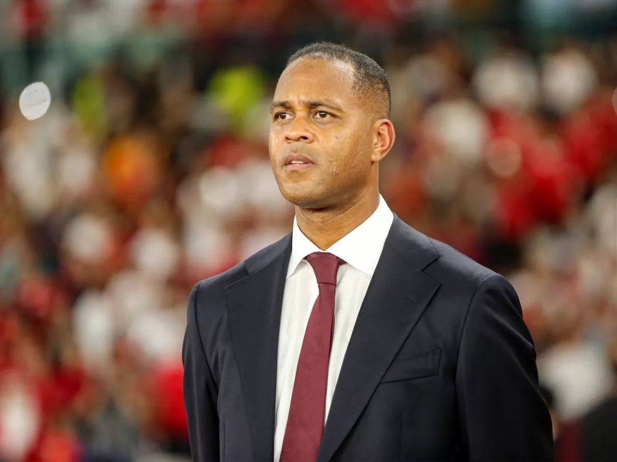 KEMBALI: Patrick Kluivert kembali menjejakkan kakinya ke Indonesia (Timnas Indonesia)