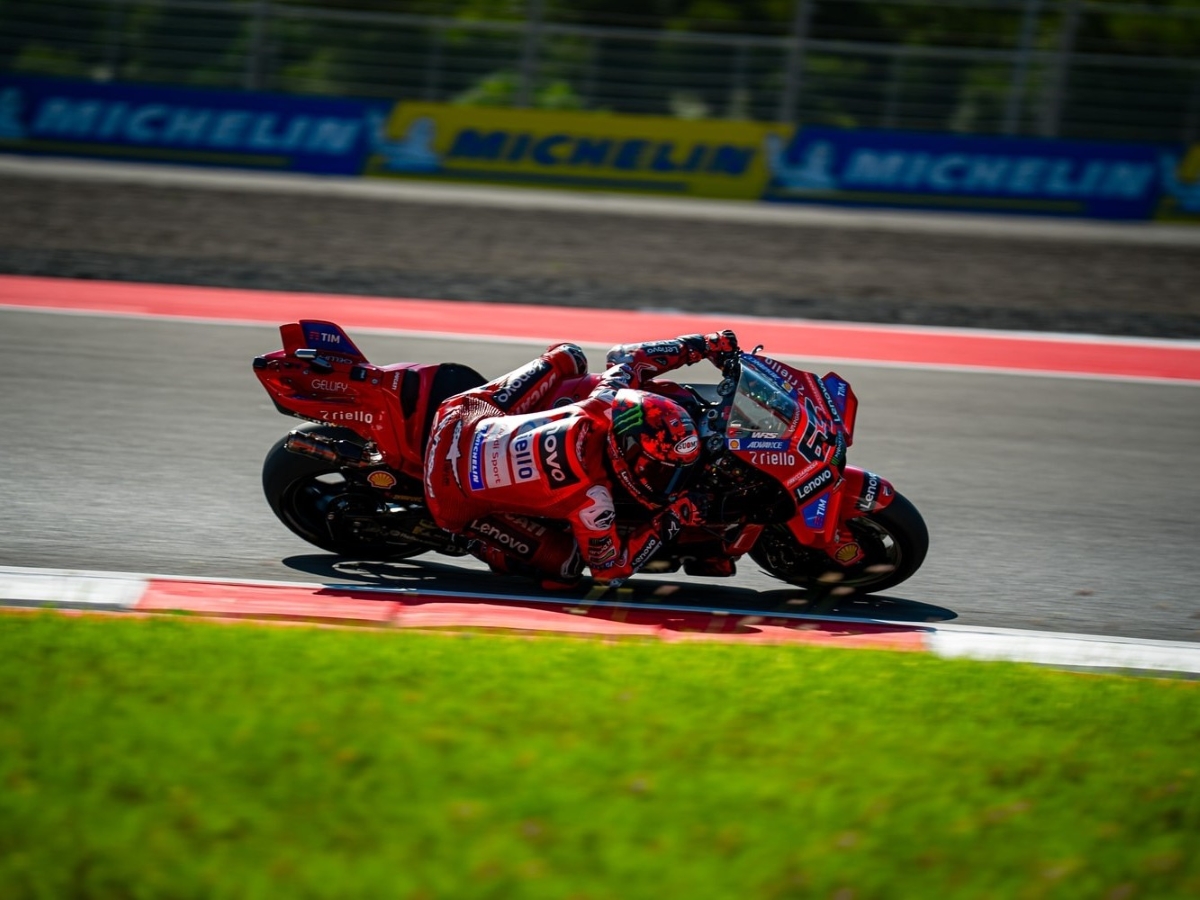 Francesco Bagnaia menghadapi MotoGP Australia 2025.