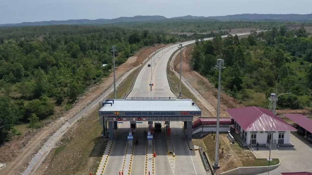 Pintu Tol Aceh. Aceh-Sigli segera tersambung penuh tahun ini.