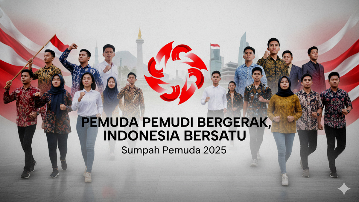 Logo resmi Hari Sumpah Pemuda tahun 2025 sudah diluncurkan Kemenpora.