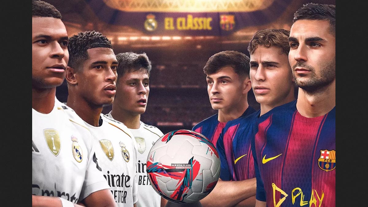 El Clasico antara Barcelona versus Real Madrid.