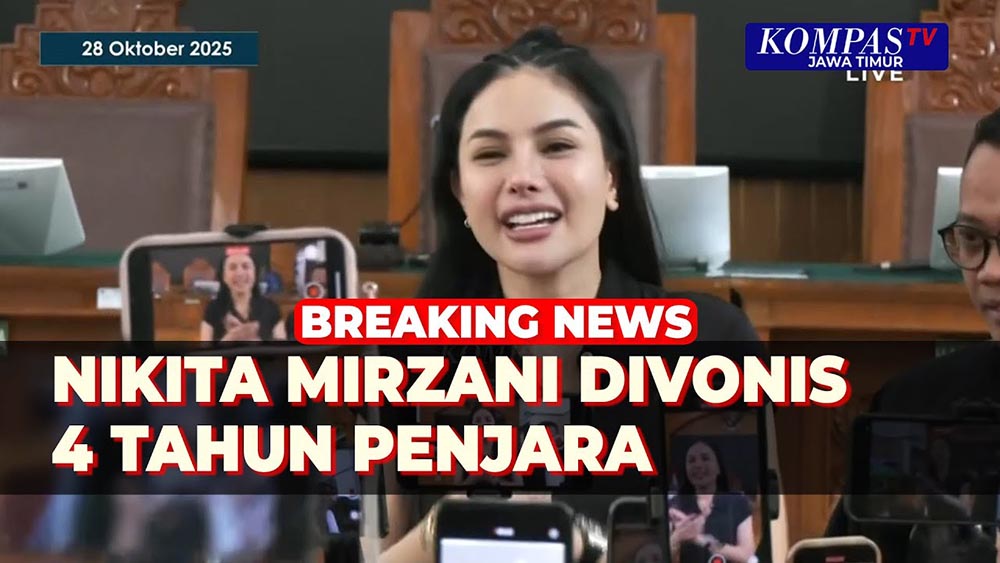 Nikita Mirzani Divonis 4 Tahun Penjara.