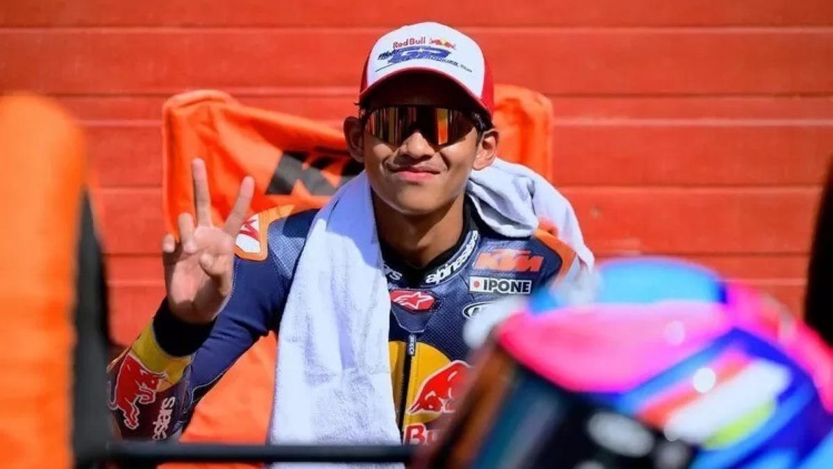Pebalap muda Indonesia, Veda Ega Pratama.