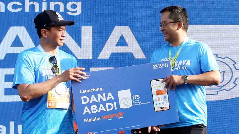 BNI dan ITS luncurkan Dana Abadi ITS lewat Wondr Surabaya Run 2025, ajak masyarakat lari sambil berdonasi digital untuk pendidikan tinggi.