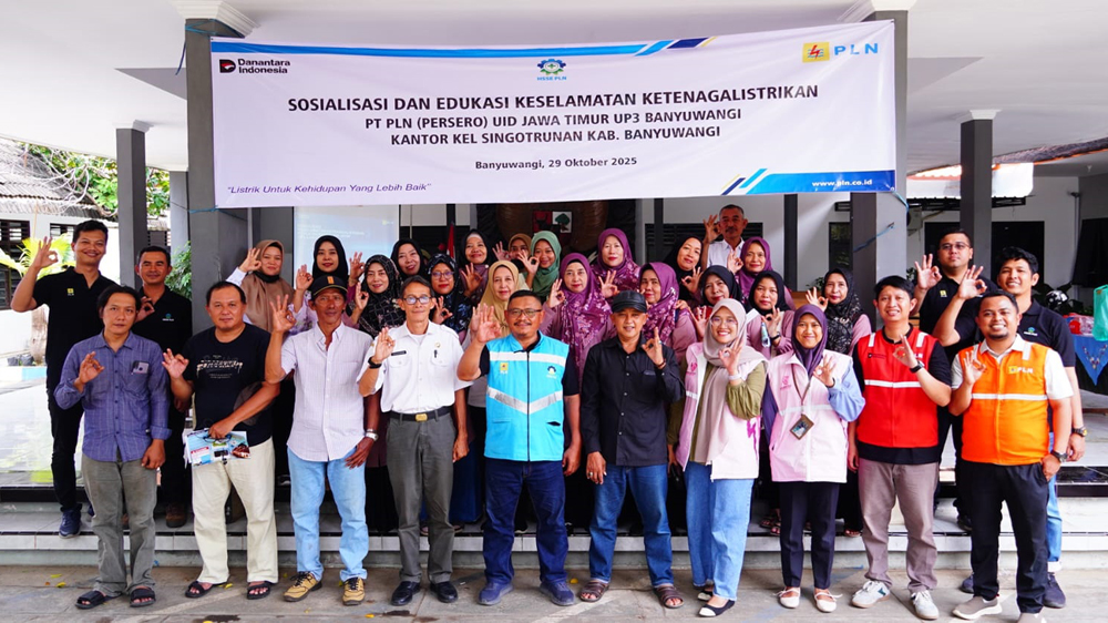 Peringati Hari Listrik Nasional, PLN UP3 Banyuwangi Gelar Sosialisasi Keselamatan Ketenagalistrikan.