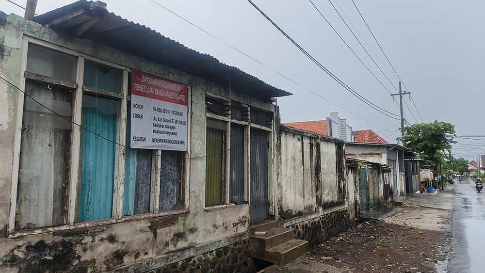 HUNIAN RUMAH: Salah satu hunian rumah yang sudah bersertifikat PBG di Kelurahan Karangrejo.