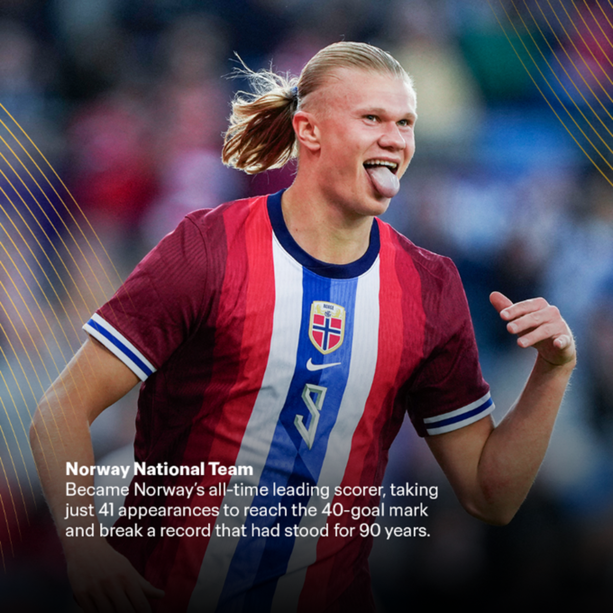 MOTOR SERANGAN: Erling Haaland siap jadi tumpuan Norwegia lolos Piala Dunia 2026