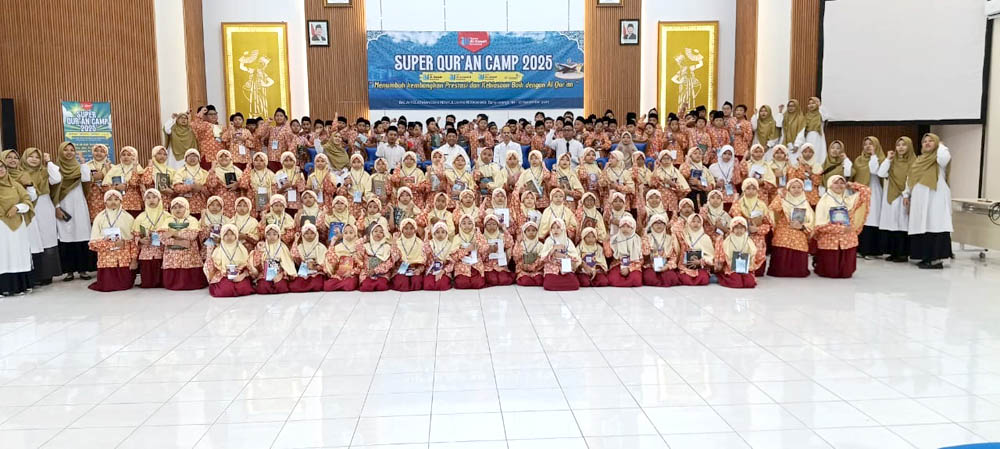 560 siswa SDIT Al Uswah 1, SDIT Al Uswah 2, SMPIT Al Uswah,  serta MA Tahfidz Al Uswah bakal menjalani Super Qur&rsquo;an Camp 2025 di BPP Bangsring hingga 18 November.