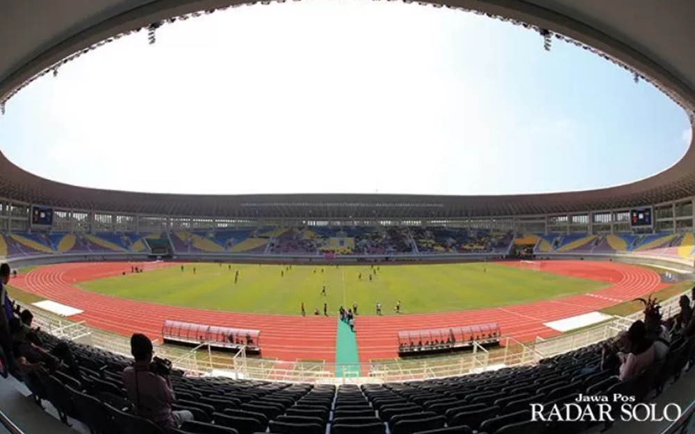 Stadion Manahan Solo akan menjadi markas Persija Jakarta saat menjamu Persik Kediri.