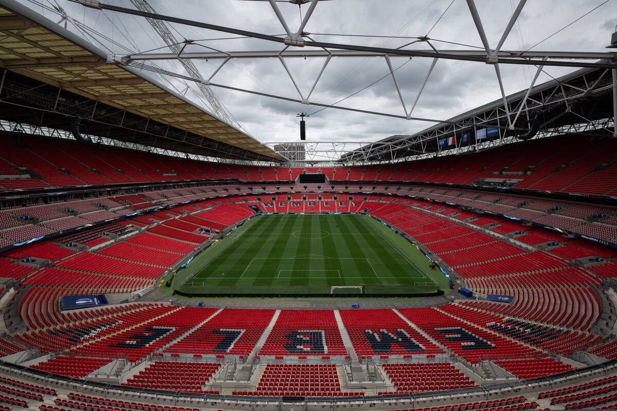 TUAN RUMAH: Stadion Wembley di London akan jadi gelaran Euro 2028