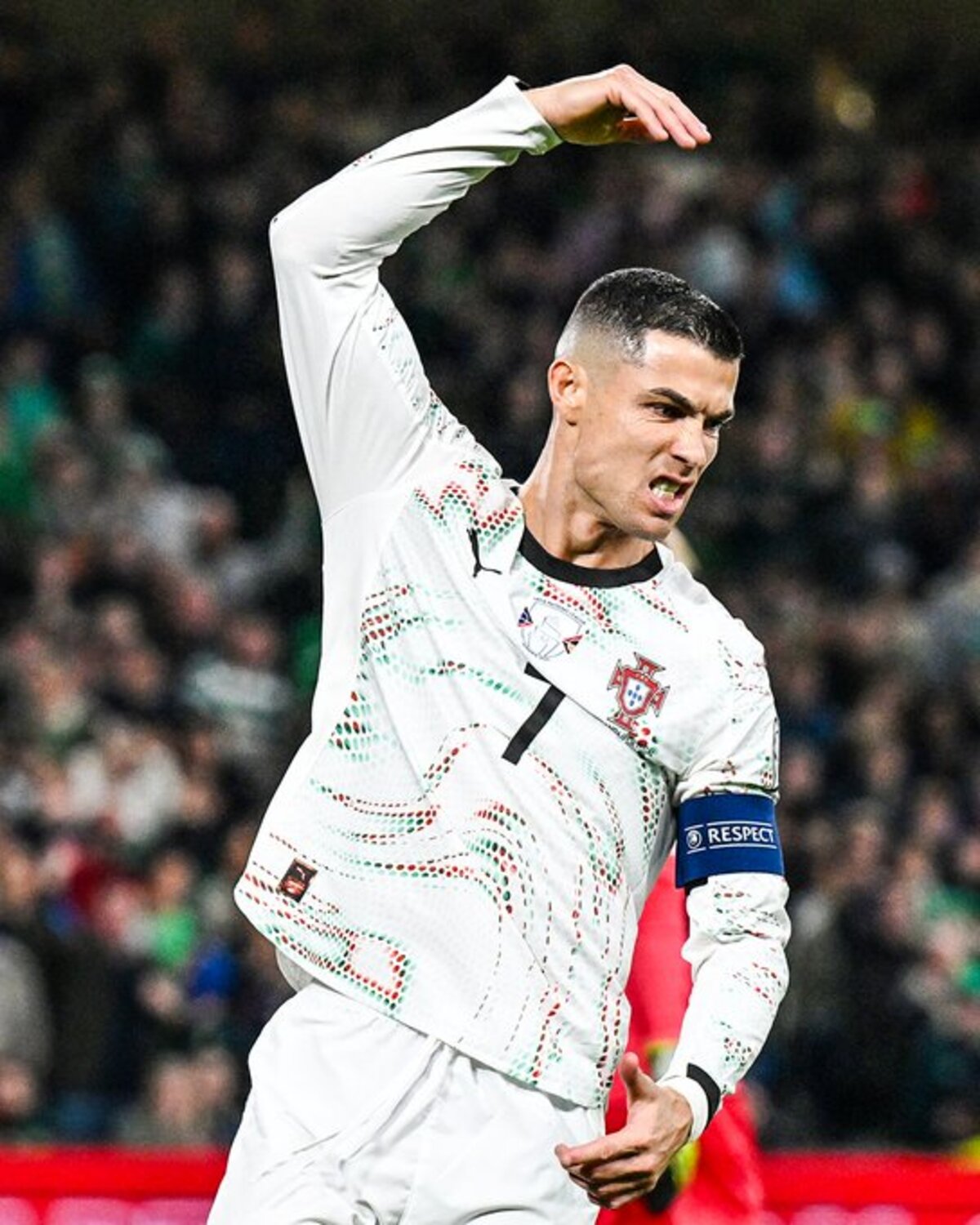 ABSEN: Cristiano Ronaldo yang terima kartu merah terancam absen di laga awal Piala Dunia 2026