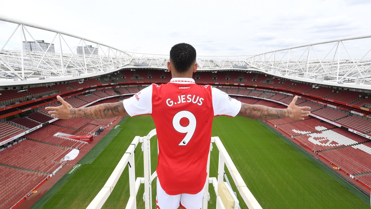 BERTAHAN: Gabriel Jesus tegaskan komitmennya bersama Arsenal