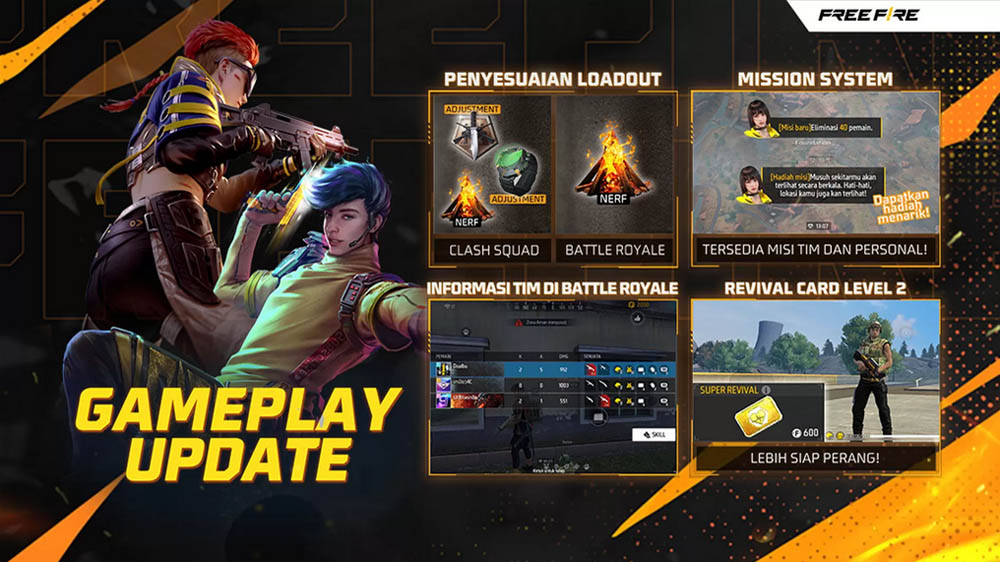 ILUSTRASI Game Free Fire hadirkan update khusus.