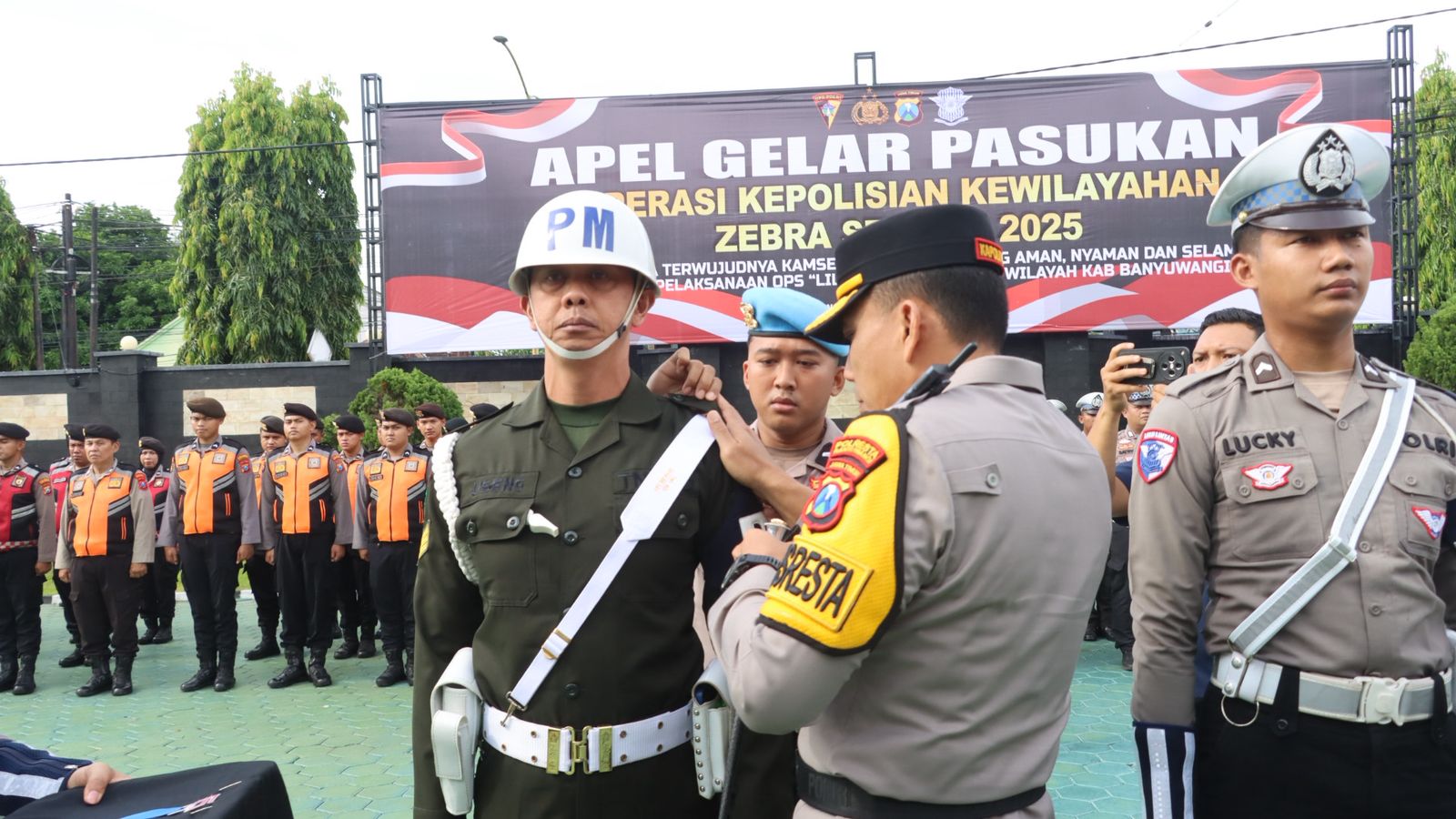 Operasi Zebra Semeru 2025 digelar Polresta Banyuwangi.