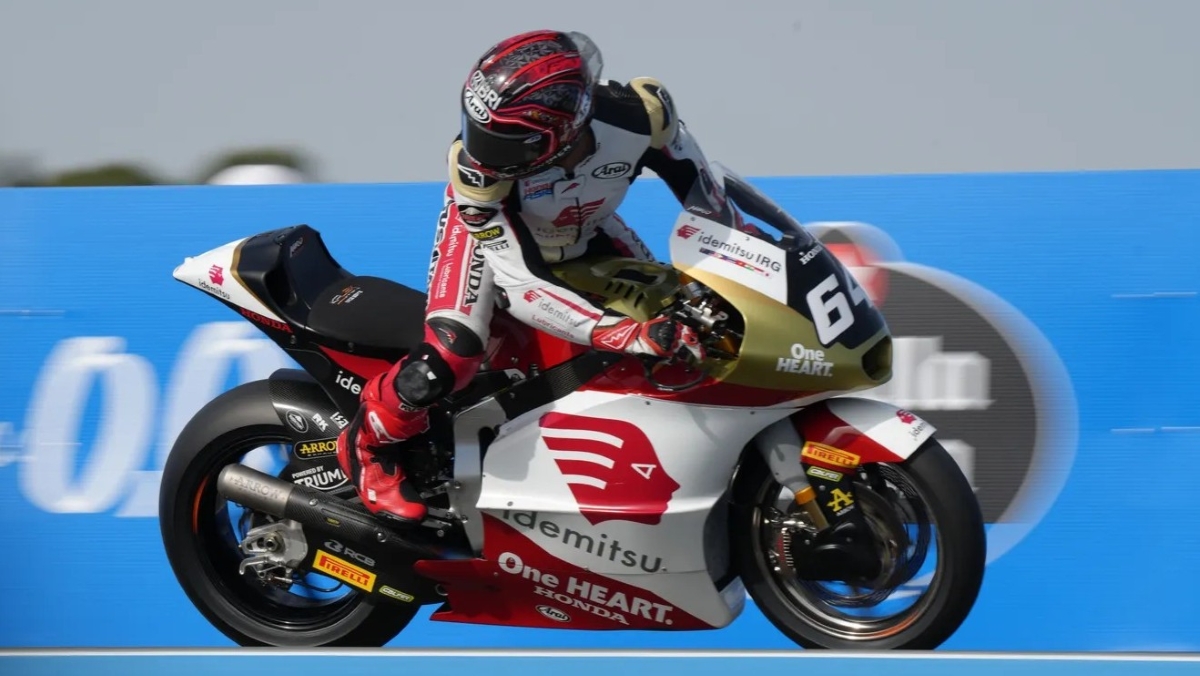 Pencapaian bersejarah Mario Aji di Moto2 2025.