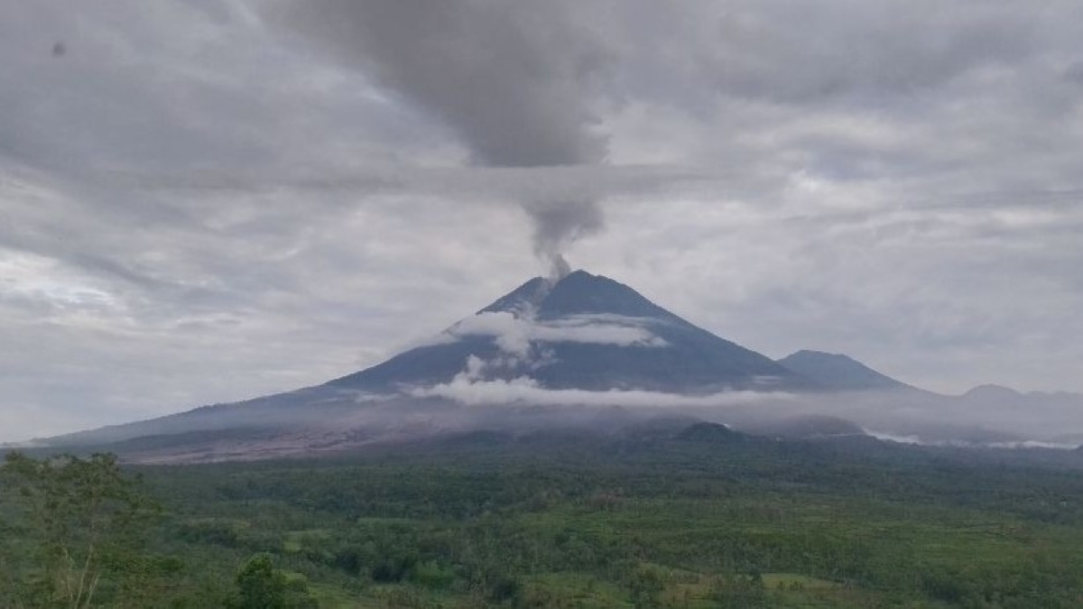 Laporan lengkap aktivitas erupsi Gunung Semeru.