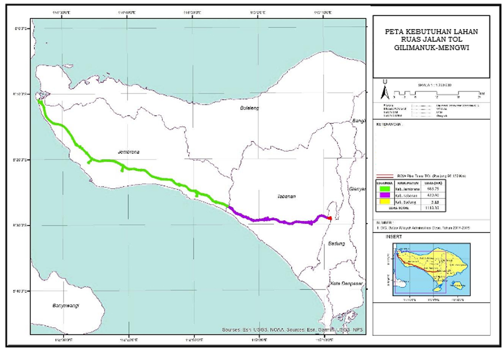 Pemerintah Provinsi Bali menerbitkan Penetapan Lokasi (Penlok) melalui Keputusan Gubernur Bali Nomor 243/01-A/HK/2022 pada 7 Maret 2022.