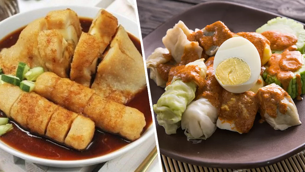 Siomay dan Pempek.