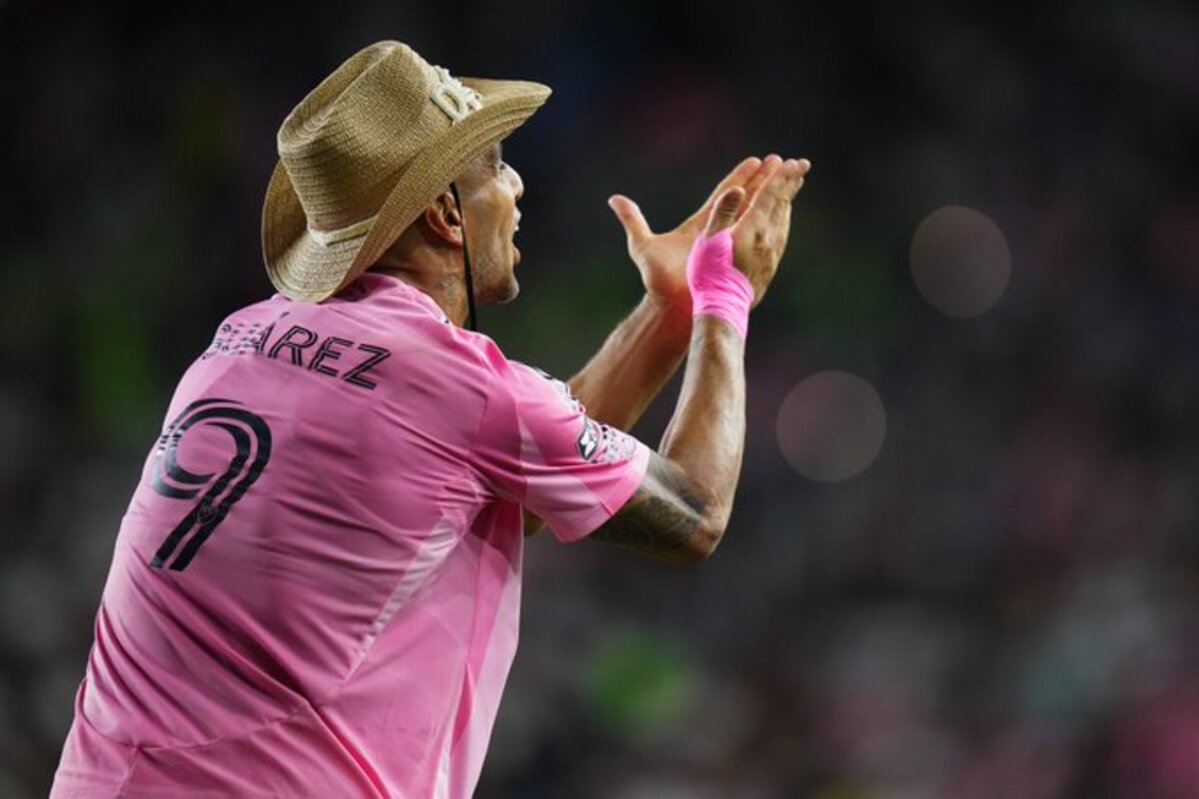 CADANGAN: Suarez terpaksa dicadangkan saat Inter Miami bantai Cincinnati FC