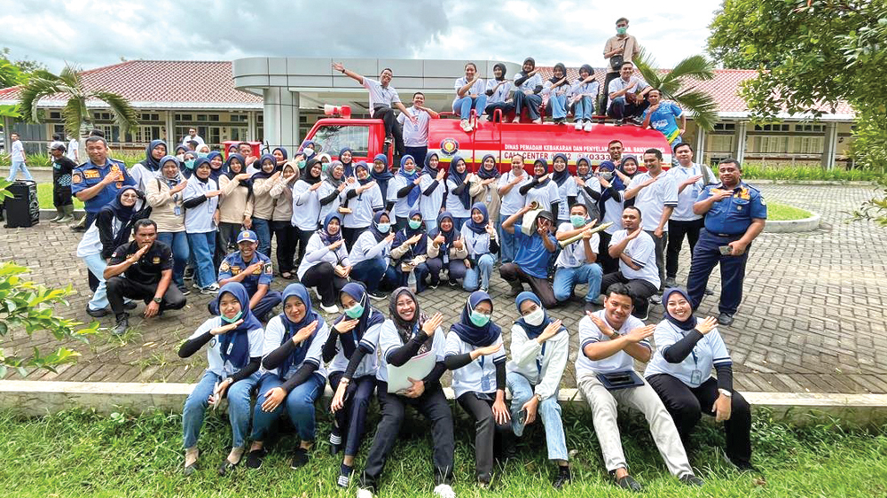 Seluruh karyawan mengikuti RSU Bhakti Husada mengikuti Pelatihan Kesiapsiagaan Bencana dan Penanggulangan Kebakaran bersama BPBD dan Damkarmat Banyuwangi.