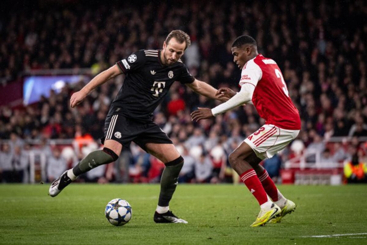 BELUM PANIK: Kekalahan Bayern Munich dari Arsenal belum membuat Harry Kane panik