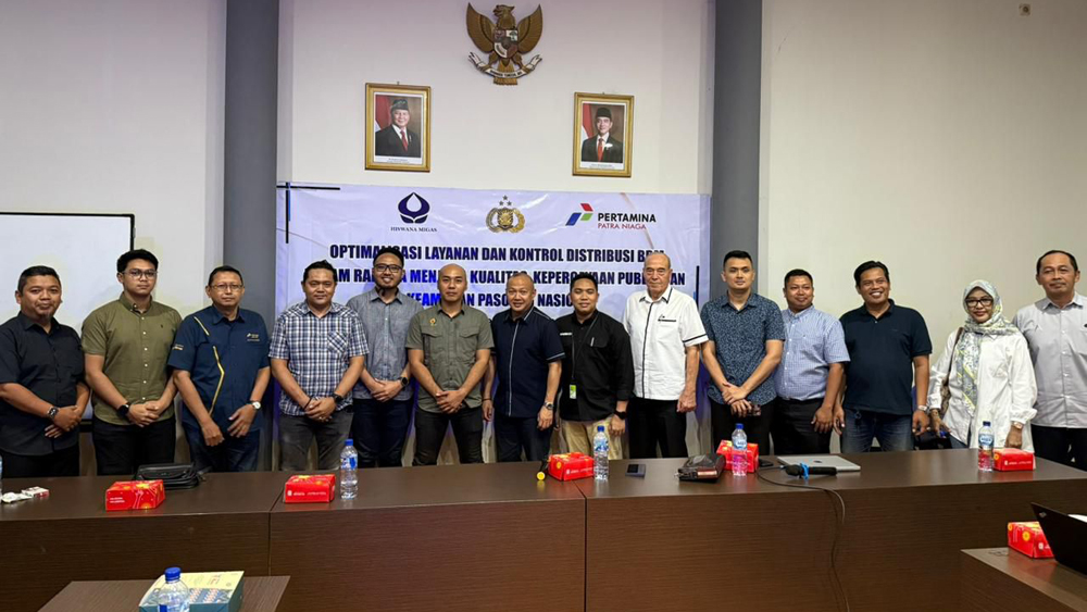 Pertamina Patra Niaga Sinergi bersama Polri dan Hiswana Migas Tingkatkan Pengawasan BBM Tepat Kualitas, Kuantitas dan Sasaran.