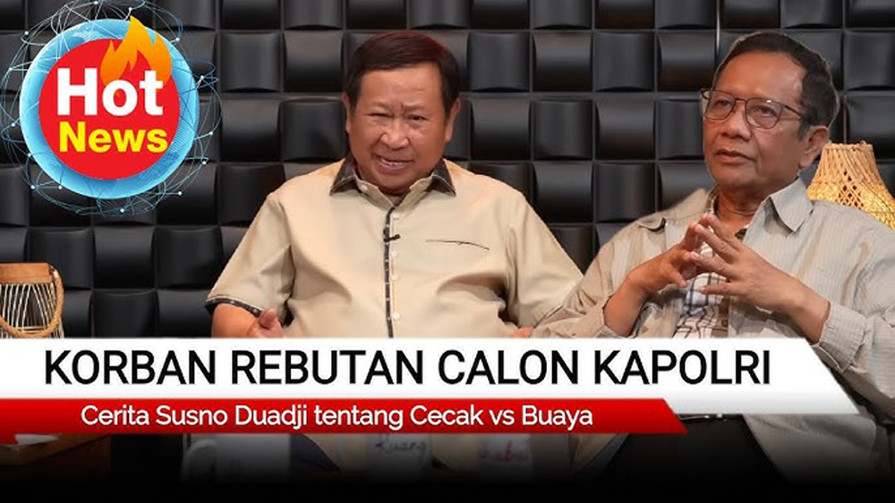 Susno Duadji dan Mahfud MD.