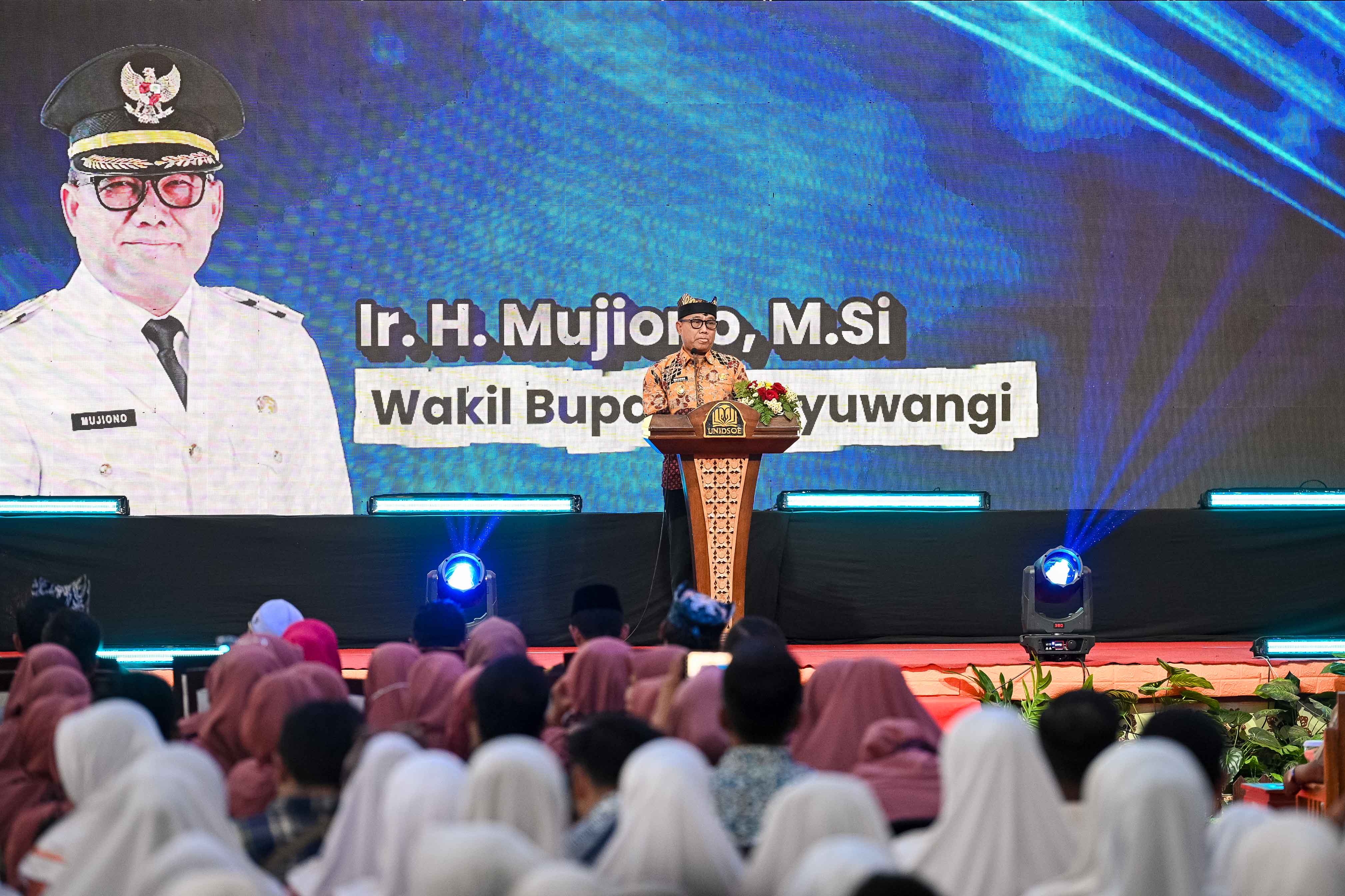 Wabup Mujiono berharap Unidsoe jadi pusat inovasi dan menjawab kebutuhan Banyuwangi.
