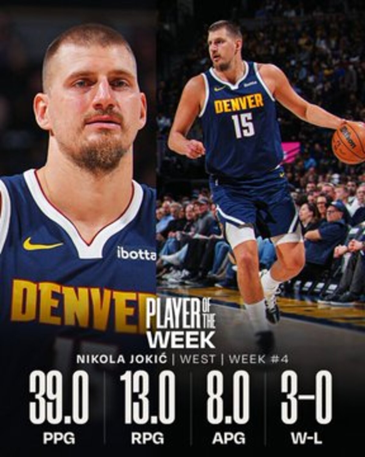BIKIN HEBOH: Nicola Jokic jadi pemain terbaik NBA