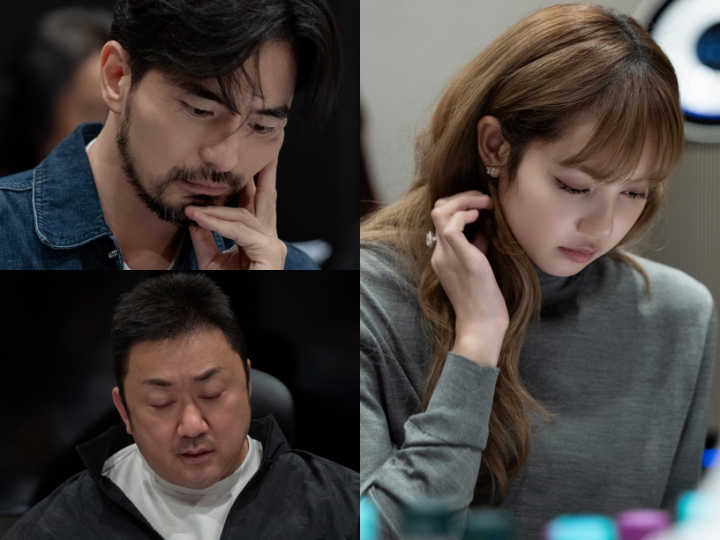 Ma Dong Seok, Lisa BLACKPINK, dan Lee Jin Wook di TYGO