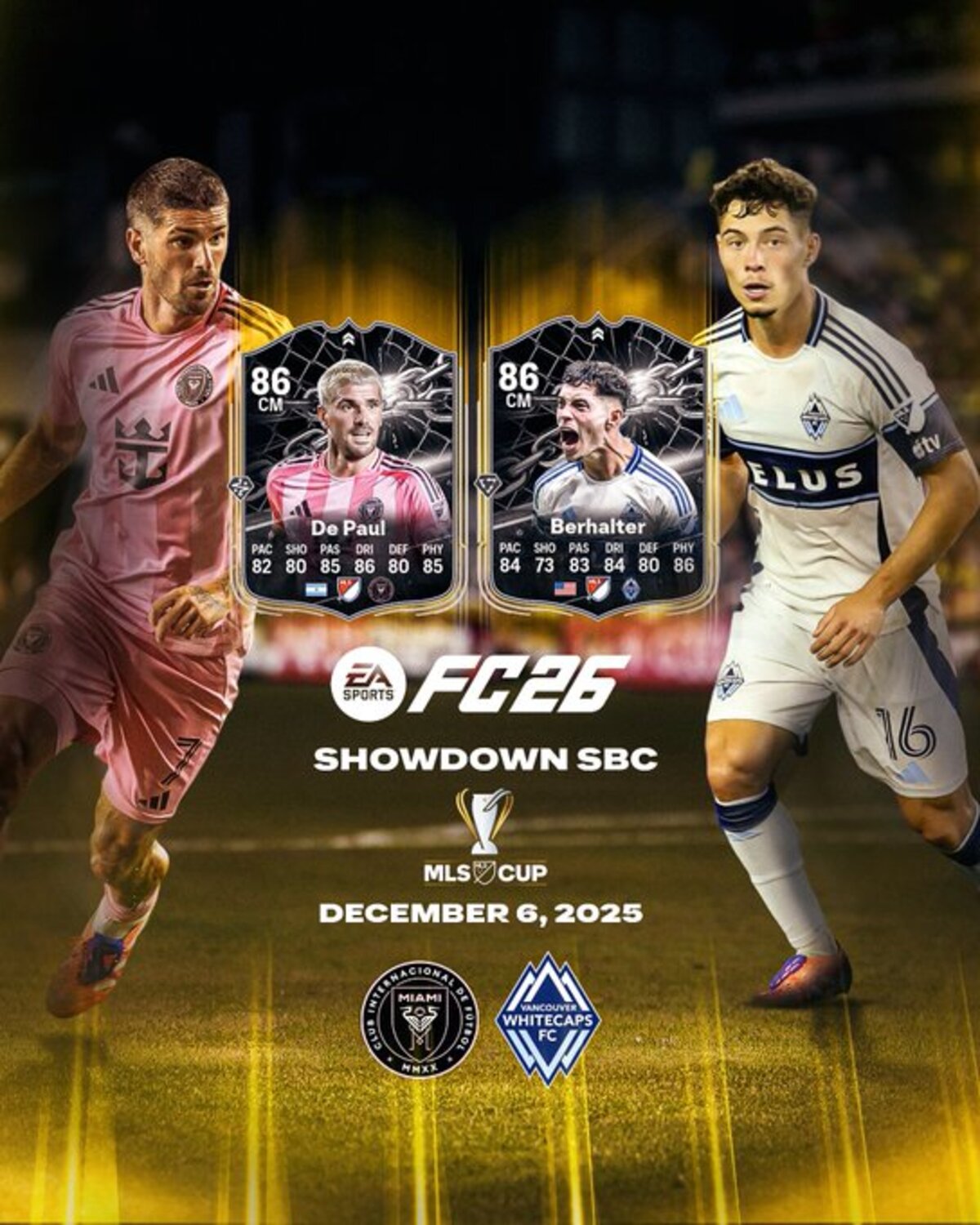 ADU TAJAM: Final MLS Cup 2025 akan mempertemukan Inter Miami vs Vancouver Whitecaps