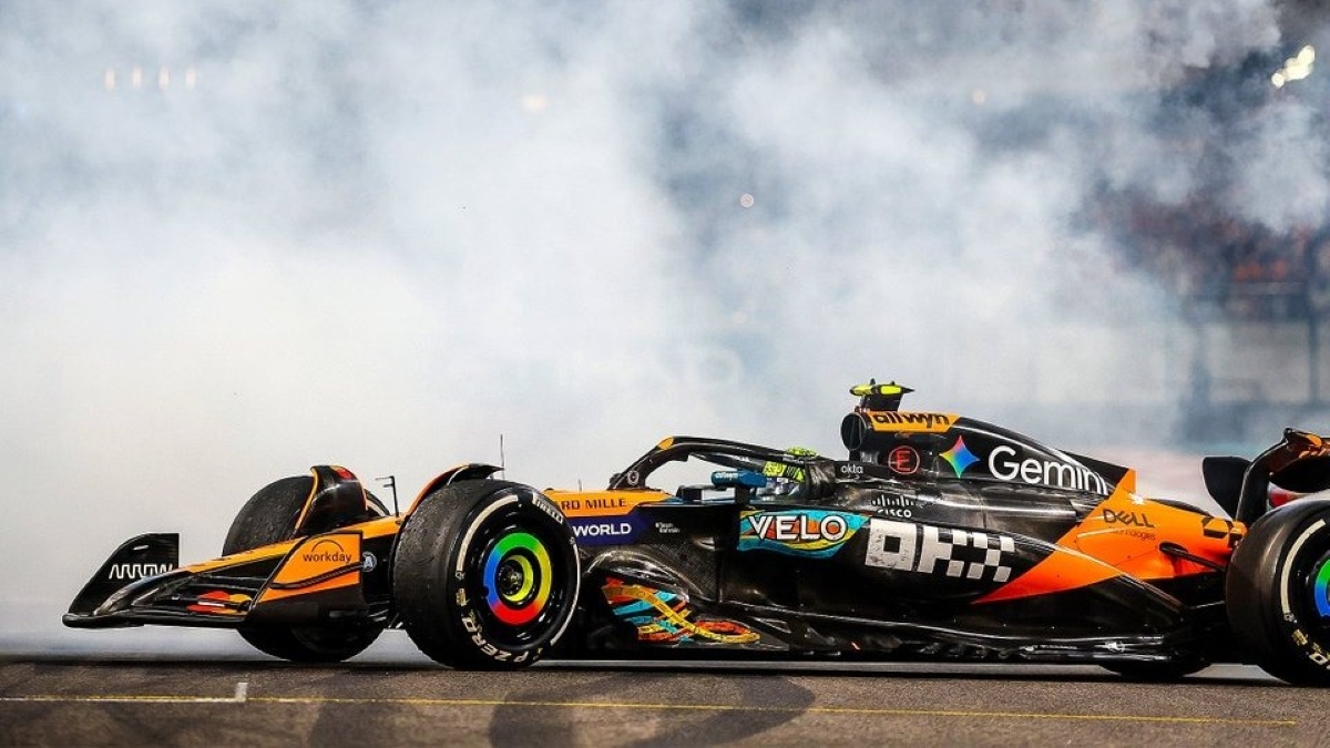 Lando Norris meraih gelar juara dunia F1 perdananya di Abu Dhabi.