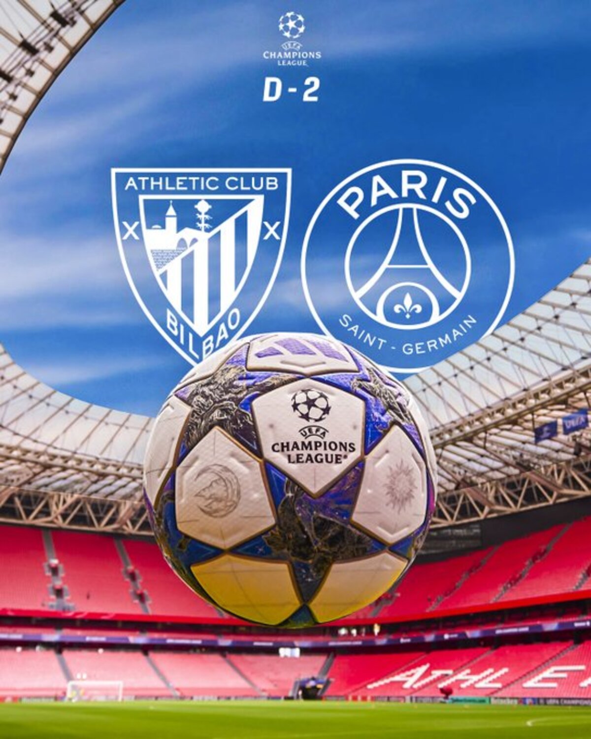 KETAT: Bilbao akan menjamu PSG dalam lanjutan Liga Champions