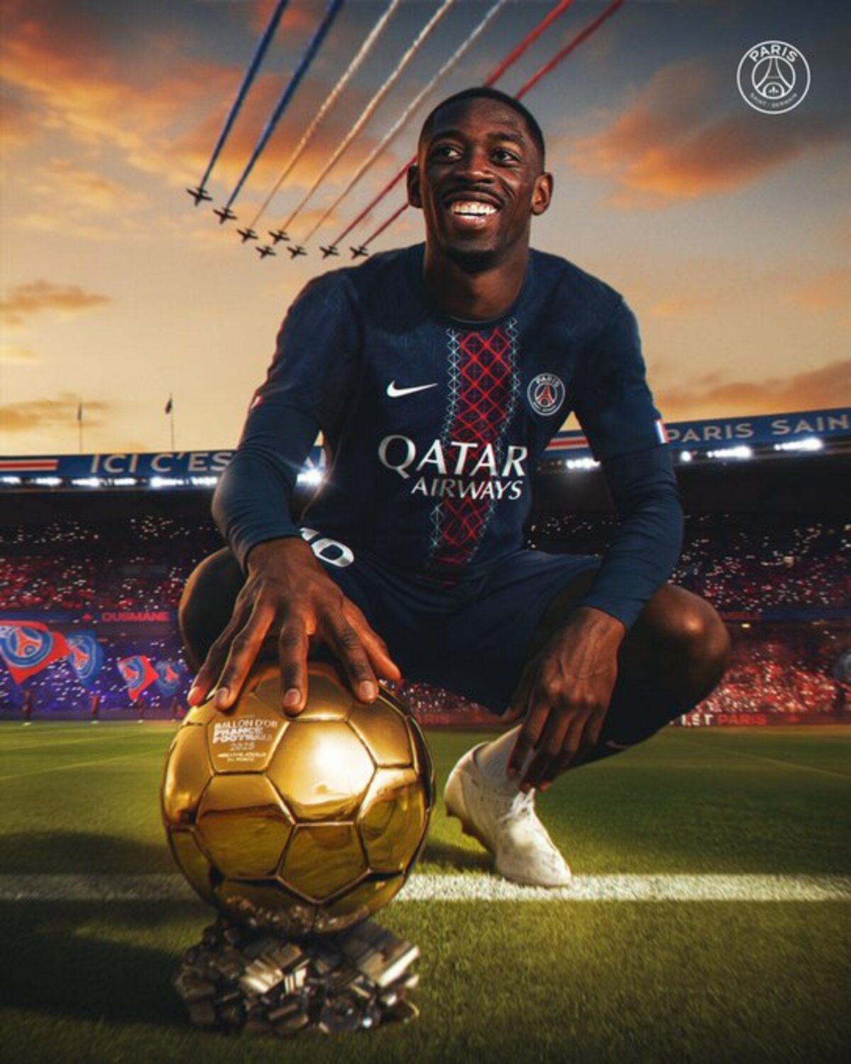 TEKA TEKI: Ousmane Dembele diprediksi absen saat PSG bentrok dengan Bilbao