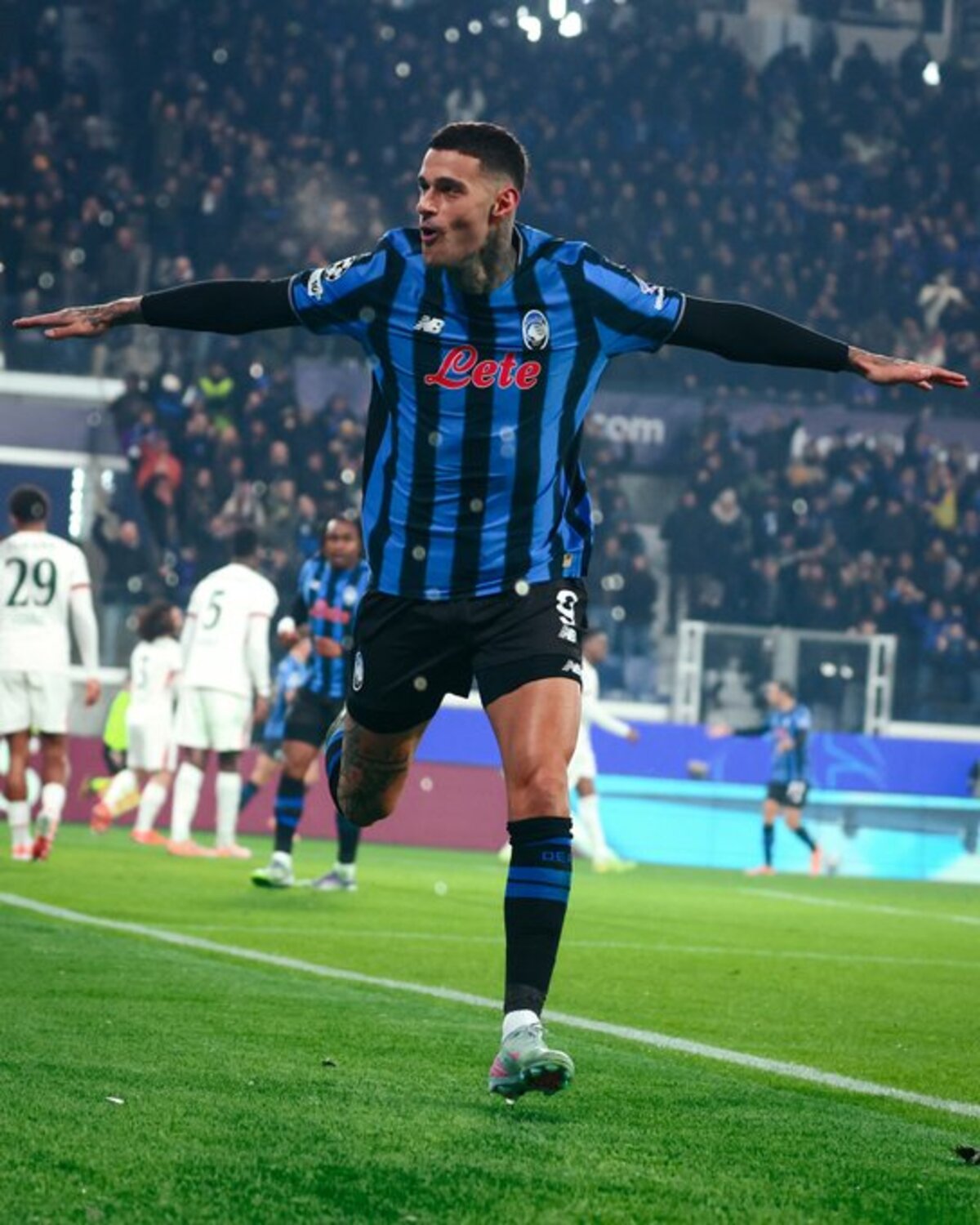 MENANG: Atalanta berhasil menundukkan Chelsea di Liga Champions