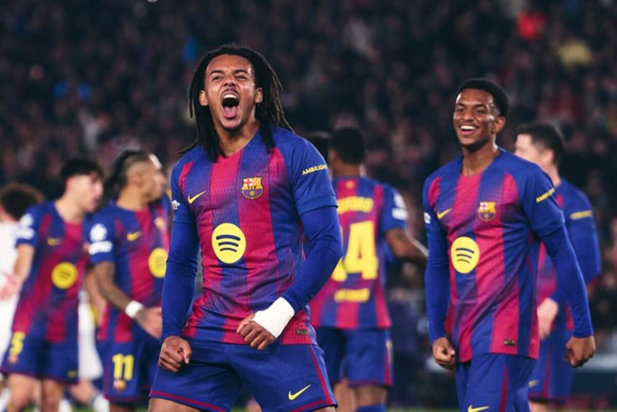 TERBALAS: Barcelona berhasil mendulang kemenangan penting di Liga Champions