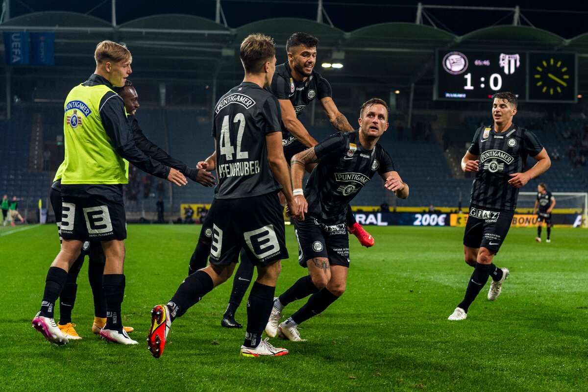 KETAT: Strum Graz akan menjamu Red Star Belgrade di Liga Europa
