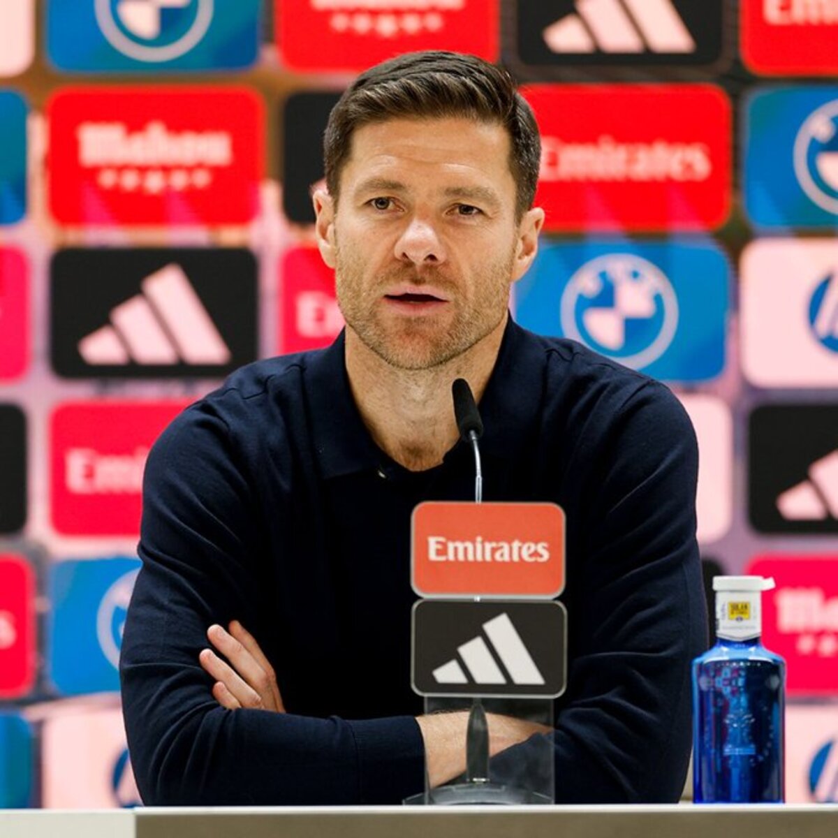 DIGOYANG: Laga versus Manchester City bakal menjadi penentu nasib Xabi Alonso