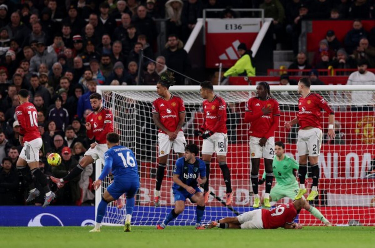 IMBANG: United bermain imbang dengan Bournemouth di Old Trafford