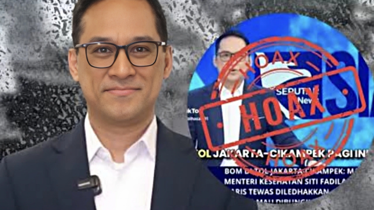 Video bom Tol Jakarta-Cikampek targetkan Siti Fadilah Supari dipastikan hoaks.