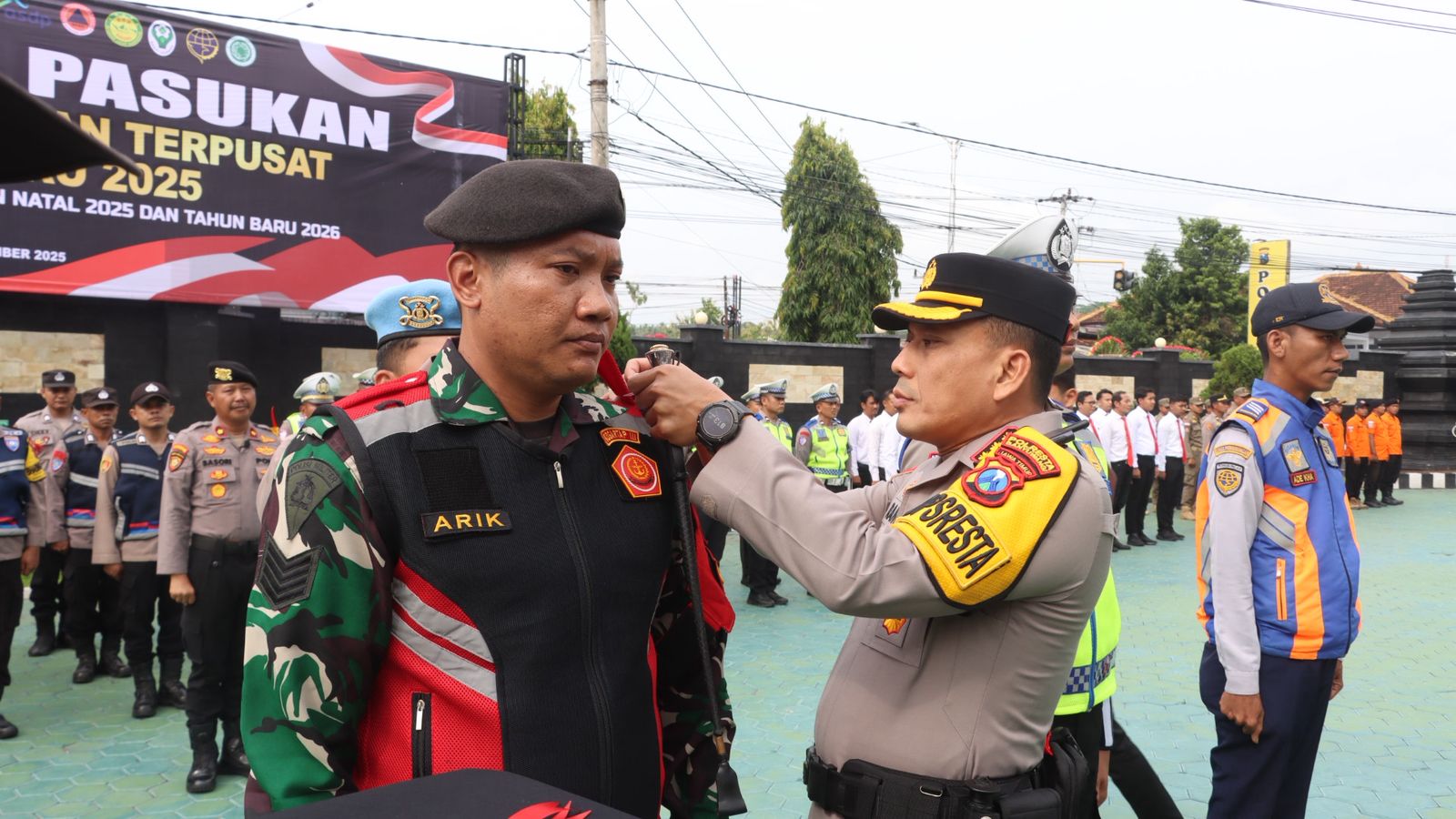 Polresta Banyuwangi gelar Apel Kesiapan Operasi Lilin Semeru 2025.