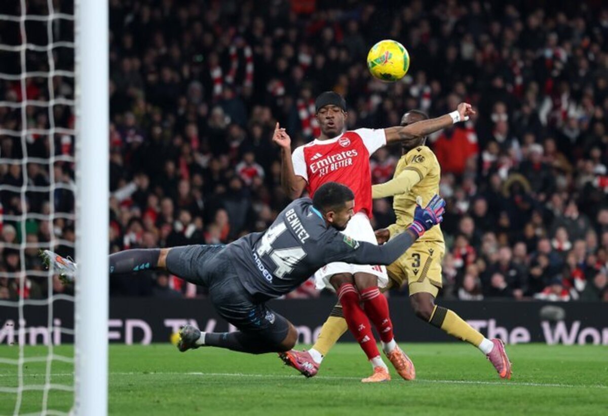 MENANG: Arsenal menang adu penalti melawan CrystalPalace di EFL Cup